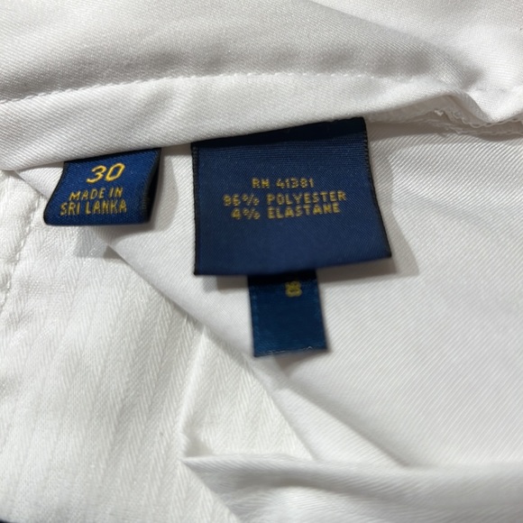 Short for Men Polo Ralph Laurence Performance S 30 color White - Picture 3 of 5